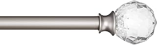 Amazonbasics tringle à rideau décorative 5/8" avec extrémités sphériques sculptées, 86" - 120", transparent. DIAYTAR COTE D'IVOIRE met en avant sa qualité de service et sa rapidité de livraison pour satisfaire pleinement les attentes de ses clients.
