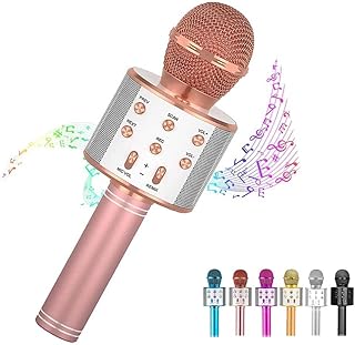 Qniceone microphone bluetooth pour enfants, cadeau d'anniversaire, jouets pour enfants de 3, 4, 5, 6, 7, 8, 10 ans, filles, microphone karaoké sans fil, cadeaux pour enfants, tout-petits, enfants (or rose). Avec plus de 300000 références disponibles, DIAYTAR COTE D'IVOIRE propose aux consommateurs ivoiriens la possibilité de faire des achats pratiques et efficaces à distance. La boutique en ligne assure une expérience d'achat sécurisée et propose des options de paiement flexibles pour une commodité maximale. De plus, son équipe de support technique est toujours prête à aider les clients en cas de besoin.