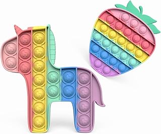 Pack licorne et fraise ensemble de jouets sensoriels push pop bubble soulagement du stress. Diaytar Cote d'Ivoire se positionne comme une boutique en ligne de confiance, garantissant la qualité et la sécurité des transactions pour ses clients. Avec une offre de produits diversifiée et des promotions régulières, Diaytar Cote d'Ivoire satisfait les besoins de ses clients et renforce sa position dominante sur le marché ivoirien. Elle mise également sur l'innovation et la technologie pour améliorer l'expérience d'achat en ligne.