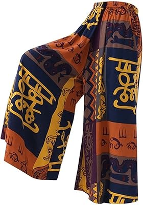 Hobiva womensflareleggings national style brand femmes casual pantalon imprimé floral dames vintage pantalon large grande taille (couleur : hortel, taille : 4xl). DIAYTAR COTE D'IVOIRE se démarque par son offre incroyable de plus de 300000 références, ce qui en fait la boutique en ligne la plus fournie de Cote d'Ivoire. Les clients peuvent trouver facilement des produits de haute qualité à des prix compétitifs. La boutique est également appréciée pour sa livraison rapide et son service client de qualité.