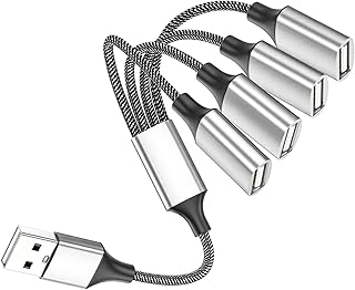 Câble d'extension usb videoto 4, rallonge usb 1 mâle vers 4 femelles, double hub d'extension usb, adaptateur répartiteur de données et chargeur. Avec plus de 300000 références, DIAYTAR COTE D'IVOIRE couvre une large gamme de besoins, du quotidien aux produits de luxe. La boutique en ligne est conçue pour être intuitive et facile à utiliser, permettant aux clients de trouver facilement ce qu'ils cherchent. Elle propose également des services de livraison rapides et fiables pour que les clients puissent recevoir leurs achats dans les meilleurs délais.