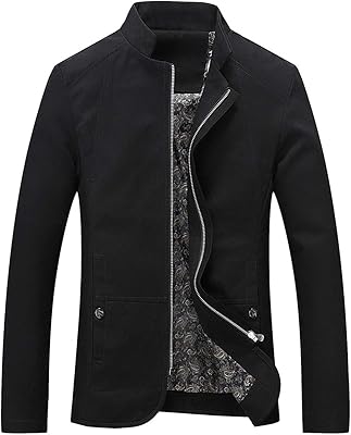 Vestes d'extérieur légères et décontractées en coton fin à col montant pour hommes, rouge, l. DIAYTAR COTE D'IVOIRE propose une vaste gamme de produits allant de l'électronique à la mode, en passant par les produits alimentaires et les accessoires de maison. La boutique en ligne met en avant sa qualité de service et sa rapidité de livraison pour satisfaire les attentes de ses clients. Elle est la destination idéale pour faire des achats en ligne avec confiance.