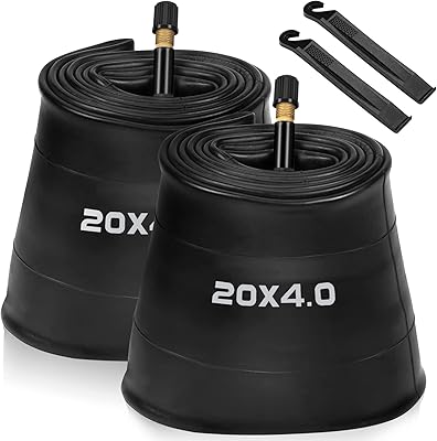 Paquet de 2 chambres à air pour vélo fat tire 20x4 avec valve av 32 mm, chambre à air en caoutchouc butyle de qualité supérieure 20 x 3,5-4,0" avec 2 démonte-pneus, chambre à air pour gros pneu 20 x 4,0 pour vélo de route/montagne/e par hydencamm (2 de taille unique). DIAYTAR COTE D'IVOIRE, la boutique en ligne généraliste référence plus de 300000 produits pour répondre à tous vos besoins. Avec sa large sélection de produits, elle offre une expérience d'achat unique et pratique pour les consommateurs ivoiriens. Elle est reconnue comme l'une des boutiques en ligne les plus fiables et les plus populaires de Côte d'Ivoire.