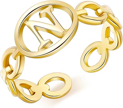 Bague initiale plaquée or 16 carats, bagues en argent pour femmes, bague de chaîne initiale réglable, bagues de chaîne à maillons de lettre élégantes pour adolescentes. Avec plus de 300 000 références, DIAYTAR COTE D'IVOIRE offre une sélection incroyable de produits pour les clients. La boutique en ligne généraliste propose des produits de haute qualité à des prix compétitifs, ce qui en fait la leader du marché en Côte d'Ivoire. Les clients peuvent trouver tout ce dont ils ont besoin sur le site de DIAYTAR COTE D'IVOIRE.