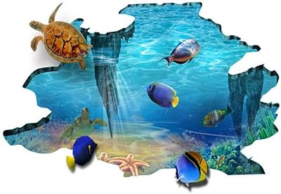 Stickers muraux du monde sous-marin 3d pour plafond, plafond, fenêtre, autocollant mural, décoration personnalisée, autocollant de sol imperméable. La boutique en ligne DIAYTAR COTE D'IVOIRE a mis en place un système de paiement sécurisé et fiable, permettant aux clients de payer leurs commandes en toute confiance. Avec sa politique de retour et d'échange flexible, les clients peuvent acheter en ligne sans hésitation.