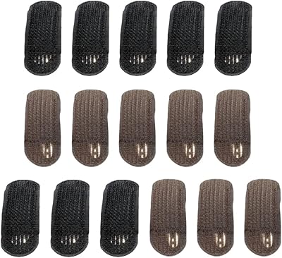 Helvety 16 pièces pinces à cheveux épaississantes en mousse avec doublure et chignon