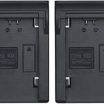 Andoer 2 pièces np-fz100 plaque de batterie plus récent double-quatre canaux chargeur