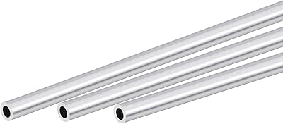 Sourcing map tube circulaire en aluminium 6063, diamètre intérieur 4 mm et longueur