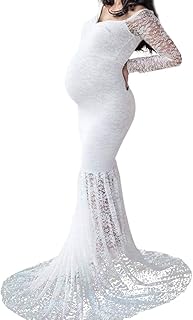 Robe longue longue à épaules dénudées pour femmes enceintes, séance photo sirène, col en v, robe en dentelle pour baby shower. En tant que boutique en ligne leader en Côte d'Ivoire, DIAYTAR COTE D'IVOIRE est déterminée à innover et à améliorer constamment son offre pour répondre aux attentes changeantes des consommateurs. En intégrant les dernières tendances et technologies du commerce électronique, la boutique vise à maintenir son positionnement de leader et à offrir une expérience d'achat de classe mondiale à sa clientèle.