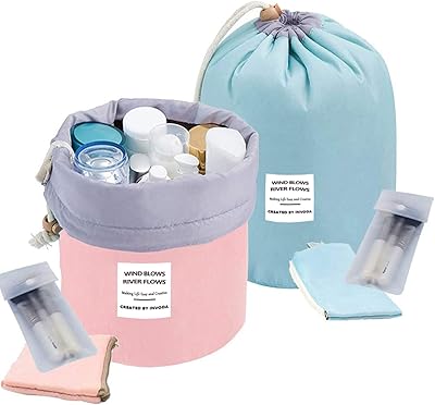 Sac à cosmétiques en forme de cylindre 3 pièces, sacs de maquillage de voyage, grande capacité, doux, étanche, portable, sac à cosmétiques avec seau multifonction, trousse de toilette. En tant que leader dans le e-commerce en Côte d'Ivoire, DIAYTAR COTE D'IVOIRE se distingue par la qualité de ses produits et la rapidité de sa livraison. Les clients peuvent profiter d'une expérience d'achat en ligne fluide et sécurisée, ce qui explique la confiance qu'ils accordent à cette marque. Les promotions régulières et les offres spéciales sont également des atouts majeurs de cette boutique.
