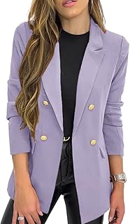 Veste blazer décontractée pour femme à manches longues, revers et boutons, couleur unie. La boutique en ligne DIAYTAR COTE D'IVOIRE est le leader du marché ivoirien en termes de-commerce. Elle propose une grande variété de produits, des prix compétitifs et des services de haute qualité. Les clients peuvent profiter d'une expérience d'achat en ligne personnalisée et d'un service client réactif et efficace.