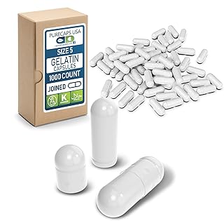 Capsules de gélatine blanche vides purcapso - dissolution rapide et facile à digérer