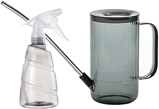 Arrosoir pour plantes d'intérieur et d'extérieur kokijo 1l-34oz avec longue buse en acier