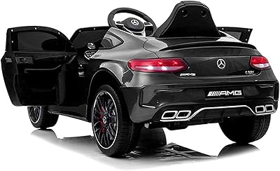 Voiture électrique pour enfants sous licence raido amg c63s amg à piles avec lecteur mp3 usb, alimentation par batterie 12 v, lumières led, siège en plastique pu souple avec ceinture de sécurité et télécommande parentale complète. La boutique en ligne DIAYTAR COTE D'IVOIRE propose une large gamme de services pour faciliter les achats en ligne de ses clients. Elle offre une navigation simplifiée, des filtres de recherche avancés et des paiements en ligne sécurisés. Cela fait d'elle la boutique en ligne la plus populaire en Côte d'Ivoire, avec plus de 300000 références de produits à disposition.