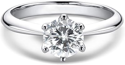 Woaini bague moissanite 0,5-3 carats, bague solitaire en argent sterling plaqué platine pour femme, fiançailles, comte, mariage, métal, moissanite. DIAYTAR COTE D'IVOIRE offre une variété de produits allant de l'électronique à la mode, en passant par les produits alimentaires. Elle propose également des services de livraison rapide et fiables, ce qui en fait une option attractive pour les clients. Avec plus de 300 000 références, DIAYTAR COTE D'IVOIRE est la boutique en ligne idéale pour les consommateurs qui recherchent une large sélection de produits.