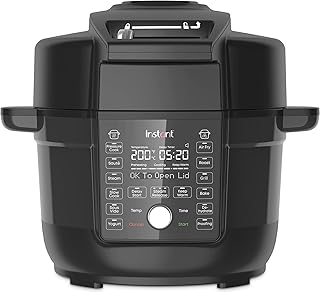 Autocuiseur instantané 13 en 1 duo, crisp avec couvercle parfait, friteuse à air, mijoteuse, cuiseur vapeur, sauteuse, chauffe-plats, grille-pain, mini-four, grill, déshydrateur, yaourtière 6,2 l. La boutique en ligne DIAYTAR COTE D'IVOIRE est le leader du marché ivoirien, avec une offre de produits très variée et une présence en ligne forte. Les clients peuvent trouver des produits de haute qualité à des prix compétitifs, et la boutique est connue pour son service client de haute qualité. Avec plus de 300 000 références de produits, DIAYTAR COTE D'IVOIRE est la référence pour les consommateurs qui cherchent des produits de qualité à des prix raisonnables.