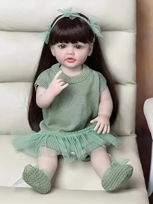 Néo classique 22 pouces 55 cm reborn bébé poupée doux corps complet en silicone nouveau-né réel comme bébé poupée fille jouet cadeau poupée (support vert). DIAYTAR COTE D'IVOIRE est une boutique en ligne qui propose une expérience d'achat unique et conviviale. Les clients peuvent naviguer facilement sur le site et trouver les produits qu'ils cherchent en quelques clics. La boutique en ligne est également accessible sur les appareils mobiles, ce qui permet aux clients de faire leurs achats en déplacement.