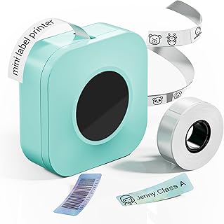 Vomimo q30s mini étiqueteuse bluetooth, imprimante d'étiquettes thermique portable sans fil pour l'organisation