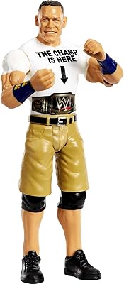 Figurine articulée wwe en plastique à l'échelle 6 pouces avec articulations et couronne
