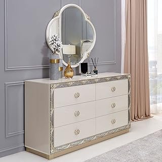 Armoire design céleste danube home avec miroir et tabouret | coiffeuse durable | bureau de maquillage avec espace de rangement | meubles de chambre au design moderne l158 x l52,2 x h92 cm - blanc cassé/or. Avec plus de 300 000 références, DIAYTAR COTE D'IVOIRE est la boutique en ligne la plus complète de Côte d'Ivoire. Elle propose des produits de haute qualité à des prix compétitifs, permettant aux clients de faire des achats intelligents. La boutique en ligne est facile à utiliser et offre une expérience d'achat en ligne sans stress.