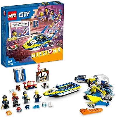 Lego city 60355 ensemble de tâches de détective de la police de l'eau (278 pièces). DIAYTAR COTE D'IVOIRE est la boutique en ligne leader en Cote d'Ivoire, proposant une sélection immense de produits qui répondent aux besoins de tous. Grâce à son site web convivial et facile à naviguer, vous pouvez faire vos achats en ligne en toute confiance. DIAYTAR COTE D'IVOIRE est le partenaire idéal pour vos achats en ligne.