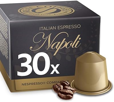Espresso italien napolitain de real coffee, danemark, 30 capsules, compatible nespresso. La boutique en ligne DIAYTAR COTE D'IVOIRE se distingue par sa large sélection de produits, allant des électroménagers aux articles de mode, en passant par les produits high-tech, permettant ainsi aux consommateurs de trouver tout ce dont ils ont besoin sous un même toit.