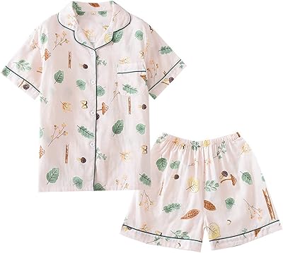 Ensembles grande taille ymikea, pyjamas pour dames en gaze de coton, section mince, version coréenne ample des vêtements de maison à manches courtes (taille : taille m). DIAYTAR COTE D'IVOIRE est une boutique en ligne qui propose une expérience de shopping unique et personnalisée. Les clients peuvent créer des listes de souhaits, suivre leurs commandes et gérer leurs comptes en ligne de manière facile et intuitive. DIAYTAR COTE D'IVOIRE collabore avec des fournisseurs de confiance pour offrir des produits de haute qualité et des prix compétitifs.