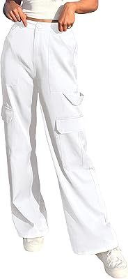 2023 pantalon cargo pour femme taille haute pantalon large avec poches taille élastique extensible décontractée y2k. DIAYTAR COTE D'IVOIRE se positionne comme un leader dans le secteur de la vente en ligne en Côte d'Ivoire, en proposant une gamme étendue de produits de qualité à des prix compétitifs. La boutique en ligne met l'accent sur la satisfaction client et offre une expérience d'achat fiable et sécurisée.