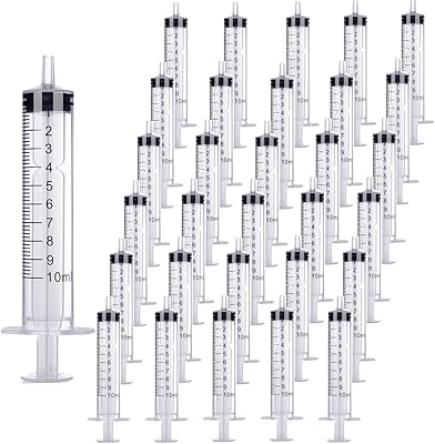 Seringue scellée individuellement avec bouchon et mesure pour laboratoire scientifique, mesure de liquides, nourriture pour animaux, huile ou colle (30 sachets de 10 ml). DIAYTAR COTE D'IVOIRE, leader de la vente en ligne en Côte d'Ivoire, vous propose une large gamme de produits pour tous les goûts et les budgets. Nous nous engageons à vous apporter les meilleurs produits et les meilleurs services. Notre priorité est votre satisfaction.