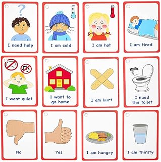 12 cartes flash cadeaux visuels édition spéciale retard de parole non verbal
