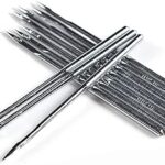 10pcs aiguilles de machine à coudre robustes pour tissu épais taille universelle régulière