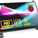 Écran norsmic raspberry pi, écran 7 pouces, ips hd 1024 x 600, tactile