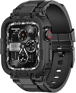 Bracelets amband compatibles avec apple watch 7 41 mm, série m1 sport, boîtier robuste avec bracelet en tpu, protection militaire robuste, pare-chocs pour iwatch 6/se/5/4/3/2 40 mm 38 mm, homme noir. Bénéficiez d'une expérience de magasinage unique et pratique avec DIAYTAR COTE D'IVOIRE, votre destination en ligne pour tous vos achats. Notre large sélection de produits vous permet de trouver tout ce dont vous avez besoin sous un même toit. Nous nous engageons à vous fournir des produits de haute qualité.