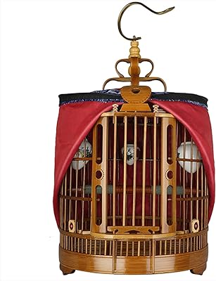 Grande cage à oiseaux ronde en vieux bambou faite à la main avec mangeoire + toile de cage + poteau vertical (taille : 36 x 52 cm). DIAYTAR COTE D'IVOIRE se distingue par son engagement à offrir une expérience d'achat en ligne de haute qualité à ses clients. La boutique dispose d'une équipe de service client dédiée qui est prête à aider les clients à tout moment. De plus, la boutique utilise des méthodes de paiement sécurisées pour protéger les informations des clients et garantir des transactions sans risque.