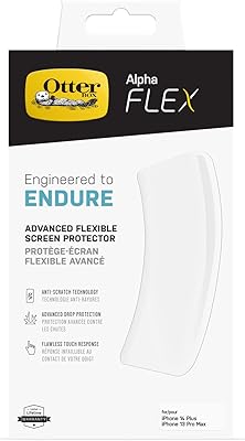 Protecteur d'écran antimicrobien otterbox alpha flex series pour iphone 14 plus