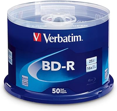 Disque multimédia enregistrable blu-ray verbatim bdr 6x 25 go, 50 pièces, 98397. DIAYTAR COTE D'IVOIRE est une plateforme d'achat en ligne qui satisfait tous les besoins des consommateurs ivoiriens. Avec plus de 300 000 références, la boutique en ligne propose une offre diversifiée pour répondre aux attentes des clients. De plus, la boutique propose des promotions régulières et des offres spéciales pour aider les clients à réaliser des économies sur leurs achats.