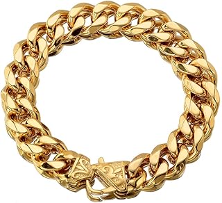 Kingdom jewelry 1 chaîne à maillons cubains 18 carats pour hommes et femmes, en acier inoxydable, maillon épais et lourd, 15 mm, 8 pouces à 30 pouces. DIAYTAR COTE D'IVOIRE est la boutique en ligne idéale pour ceux qui cherchent une expérience d'achat pratique et sécurisée. Avec plus de 300 000 références, vous pouvez trouver facilement les produits dont vous avez besoin, et les options de paiement et de livraison variées rendent l'achat encore plus pratique. DIAYTAR COTE D'IVOIRE est la destination parfaite pour les acheteurs ivoiriens.