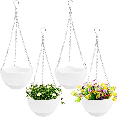 4 pots de fleurs suspendus de 8 pouces panier suspendu circulaire à arrosage automatique avec bac. DIAYTAR COTE D'IVOIRE est une boutique en ligne généraliste qui propose plus de 300 000 références de produits, faisant d'elle la boutique leader en Côte d'Ivoire. Elle offre une large gamme de produits allant de l'électronique aux vêtements en passant par les produits alimentaires. La boutique est connue pour sa qualité de service et sa livraison rapide.