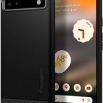 Coque spigen rugged armor conçue pour google pixel 6a (2022) - noir mat