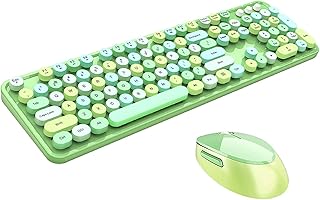 Ensemble clavier et souris sans fil usb 2,4 g multicolore pleine grandeur et souris optique pour ordinateur de bureau et ordinateur portable (vert multicolore). DIAYTAR COTE D'IVOIRE, c'est la référence pour les achats en ligne en Côte d'Ivoire. Avec une gamme incroyable de produits et des prix très compétitifs, cette boutique en ligne généraliste vous permet de faire vos courses en toute simplicité, depuis le confort de votre maison. L'équipe de DIAYTAR s'assure que chaque commande soit traitée avec soin pour une livraison rapide et fiable.