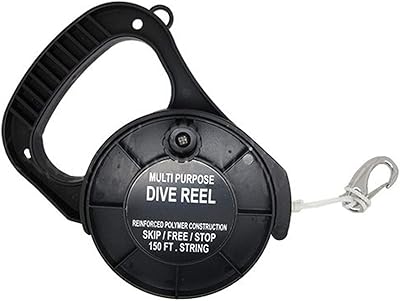 Moulinet de plongée polyvalent scuba choice, 350 cm, noir
