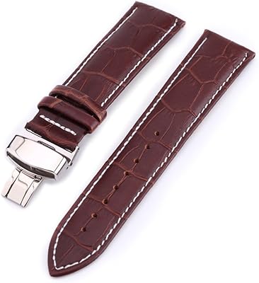 Bande de remplacement hemoblue - bracelet de montre en cuir 22 mm avec boucle de remplacement pour bracelets de montre traditionnels ou intelligents (marron). La boutique en ligne DIAYTAR COTE D'IVOIRE se distingue par sa grande variété de produits, allant de l'électronique à la mode, en passant par les produits alimentaires et les articles de sport. Avec plus de 300000 références, les clients peuvent trouver tout ce qu'ils cherchent en un seul endroit. C'est pourquoi elle est devenue la référence pour les achats en ligne en Côte d'Ivoire.
