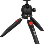 Mini trépied pliable portable h20 icam avec tête sphérique amovible avec vis 1/4