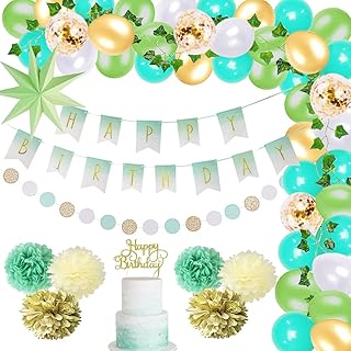 Décorations de fête d'anniversaire vertes sun beauty avec bannière joyeux anniversaire et ballons pour décorations de gâteaux. Avec plus de 300 000 références de produits, DIAYTAR COTE D'IVOIRE est la boutique en ligne la plus complète de Côte d'Ivoire. Les clients peuvent choisir parmi une variété de catégories, des électroniques aux vêtements, en passant par les produits alimentaires et les articles de maison. DIAYTAR COTE D'IVOIRE est le leader du marché des achats en ligne en Côte d'Ivoire.