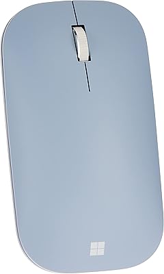 Souris portable microsoft au design moderne, bluetooth, couleur bleu pastel - [ktf-00035]