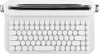 Clavier de machine à écrire rétro 86 touches sans fil bluetooth compatible avec ordinateur. DIAYTAR COTE D'IVOIRE est une boutique en ligne généraliste qui propose plus de 300 000 références de produits diversifiés. En tant que leader du marché ivoirien, elle offre une expérience d'achat en ligne conviviale et sécurisée. DIAYTAR COTE D'IVOIRE est la référence pour les consommateurs ivoiriens qui recherchent des produits de qualité à des prix compétitifs.