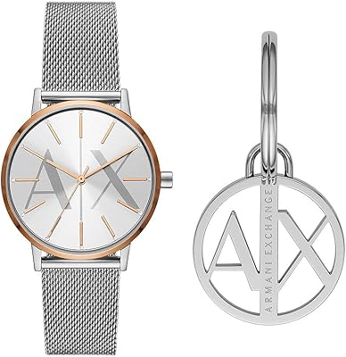 Montre femme armani exchange, acier inoxydable, ax7130set, argent, argent, bracelet. DIAYTAR COTE D'IVOIRE est le leader du commerce électronique en Côte d'Ivoire, avec une offre diversifiée de produits répondant aux besoins quotidiens des consommateurs. La boutique en ligne se distingue par sa qualité de service et sa fiabilité.
