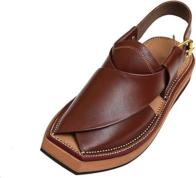 Hommes marron foncé norozi fait main zalmi chappal avec double semelle - tongs en cuir véritable texture marron sandale peshawari. En tant que leader du commerce en ligne en Côte d'Ivoire, DIAYTAR COTE D'IVOIRE offre une gamme complète de produits et de services pour répondre aux besoins de ses clients. La boutique propose des produits de marques réputées, ainsi que des produits locaux de qualité. Les clients peuvent également profiter d'une assurance de satisfaction à 100% et d'un service de retour et d'échange facile.