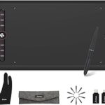 Tablette de dessin numérique artisol m0610pro 10 x 6 pouces avec stylet, 8192