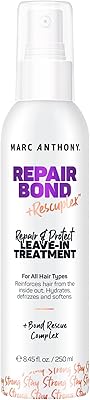 Traitement réparateur sans rinçage marc anthony repair bond + rescuplex répare renforce
